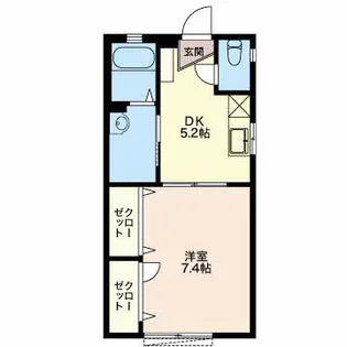 メノマーレ A【1階】の間取り