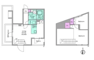リヴ アン フルール【601号室】の間取り