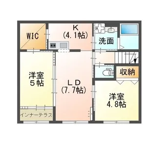 オリーヴァ OLIVA【2階】の間取り