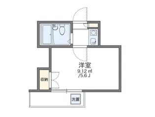 レオパレス衣笠第1【203号室】の間取り