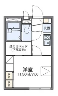 レオパレスJOKER【104号室】の間取り