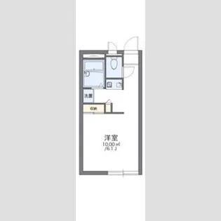 レオパレスSunshineⅠ【1階】の間取り