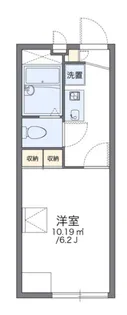 レオパレスJEミリオンハイム【205号室】の間取り
