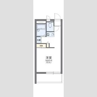 レオパレス清良【2階】の間取り