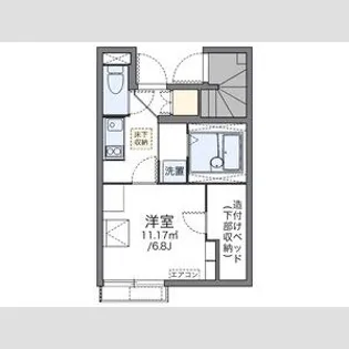 レオネクストジョーイ【102号室】の間取り