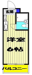 アーバン津田沼【2階】の間取り
