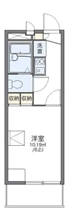 レオパレスHANAWA【2階】の間取り