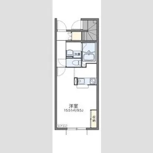 レオネクスト地蔵寺【101号室】の間取り
