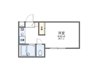 レオパレス荒巻【1階】の間取り