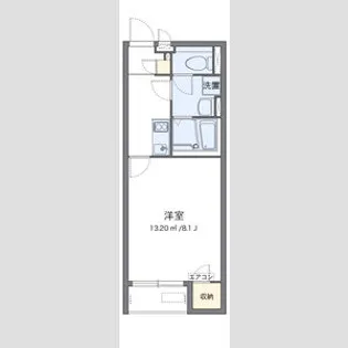 クレイノフォルシア【204号室】の間取り