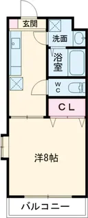 クラージュ【1階】の間取り