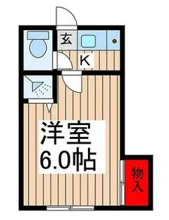 泉マンション【102号室】の間取り