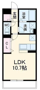コスモシティ桜【3階】の間取り