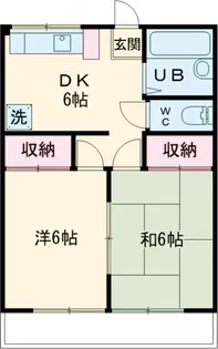 ハイツ東台【2階】の間取り