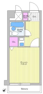 ライオンズマンション田奈【4F号室】の間取り