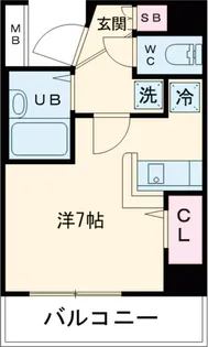 ビエラコート都立大学【403号室】の間取り