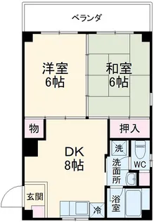 アルス中央林間【2階】の間取り