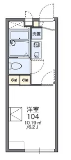 レオパレスエポカ2【108号室】の間取り