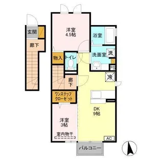 東原シティハウス【2階】の間取り