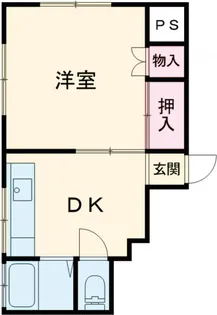 前田ビル【203号室】の間取り