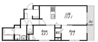 クレストパレス初石【2階】の間取り