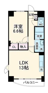 ラ・カンパネーラ【8階】の間取り
