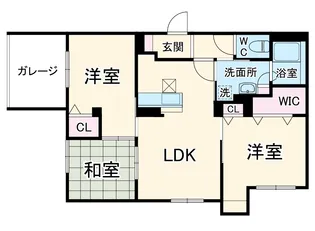 (仮称)マンションシバガミ【1階】の間取り