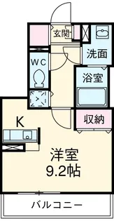 シャンテボナール【2階】の間取り