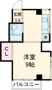 フラッツ学芸大学【3階】の間取り