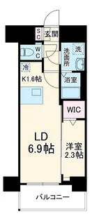 メイクスアート名古屋城西【4階】の間取り
