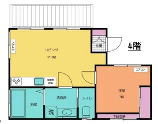 CT笹塚ビル【4階】の間取り