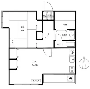ケイオービル【5階】の間取り