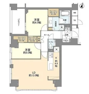 グランリビオ恵比寿【3階】の間取り