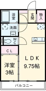 エスポワール【02050号室】の間取り