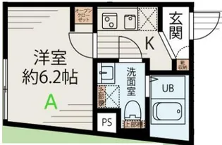 メゾンアッシュ大山【5階】の間取り