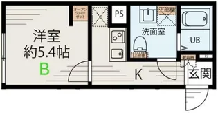 メゾンアッシュ大山【4階】の間取り