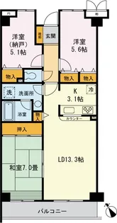 グレース柴又【2階】の間取り