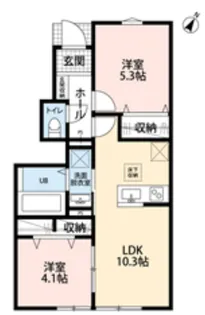 リーブルファイン志木上宗岡Ⅱ【1階】の間取り