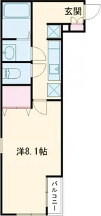 パークウエスト八王子【2階】の間取り