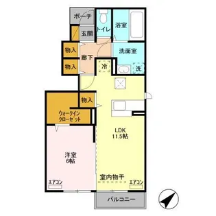 Mistral (ミストラル) I【1階】の間取り