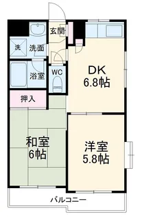 エスポワール与野【5階】の間取り