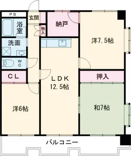 デスペランサ【301号室】の間取り
