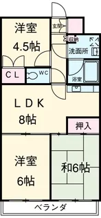 ルファールホリキ【101号室】の間取り