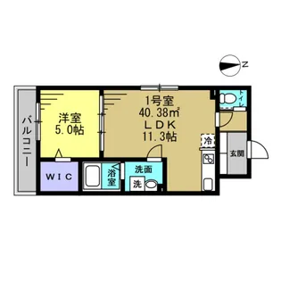 Plaisir【1階】の間取り