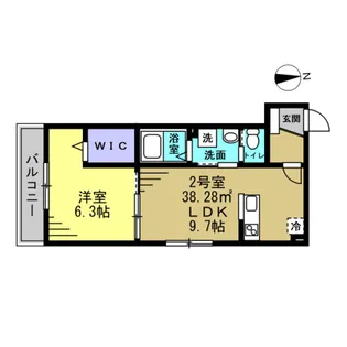 Plaisir【2階】の間取り