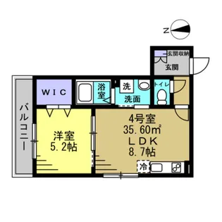 Plaisir【304号室】の間取り