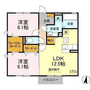 ルナ・ピエーナ【1階】の間取り