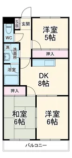 セジュールコジマ【102号室】の間取り
