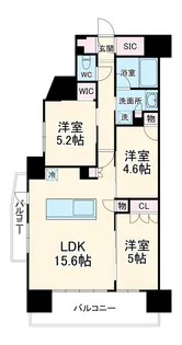 レーベン川口元郷Sta.Front【4階】の間取り