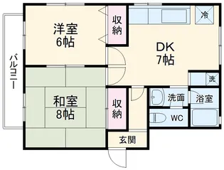LC秦野【1階】の間取り